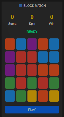 Simple Block Match Puzzle Game PHP Source Code