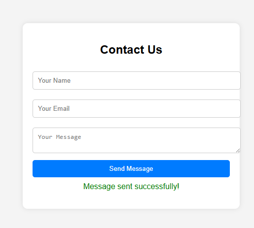 PHP Contact Form Handler (No Database) - Lightweight PHP Script for Websites