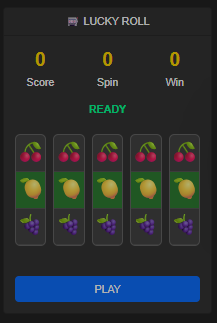Simple Lucky Roll Game PHP Source Code
